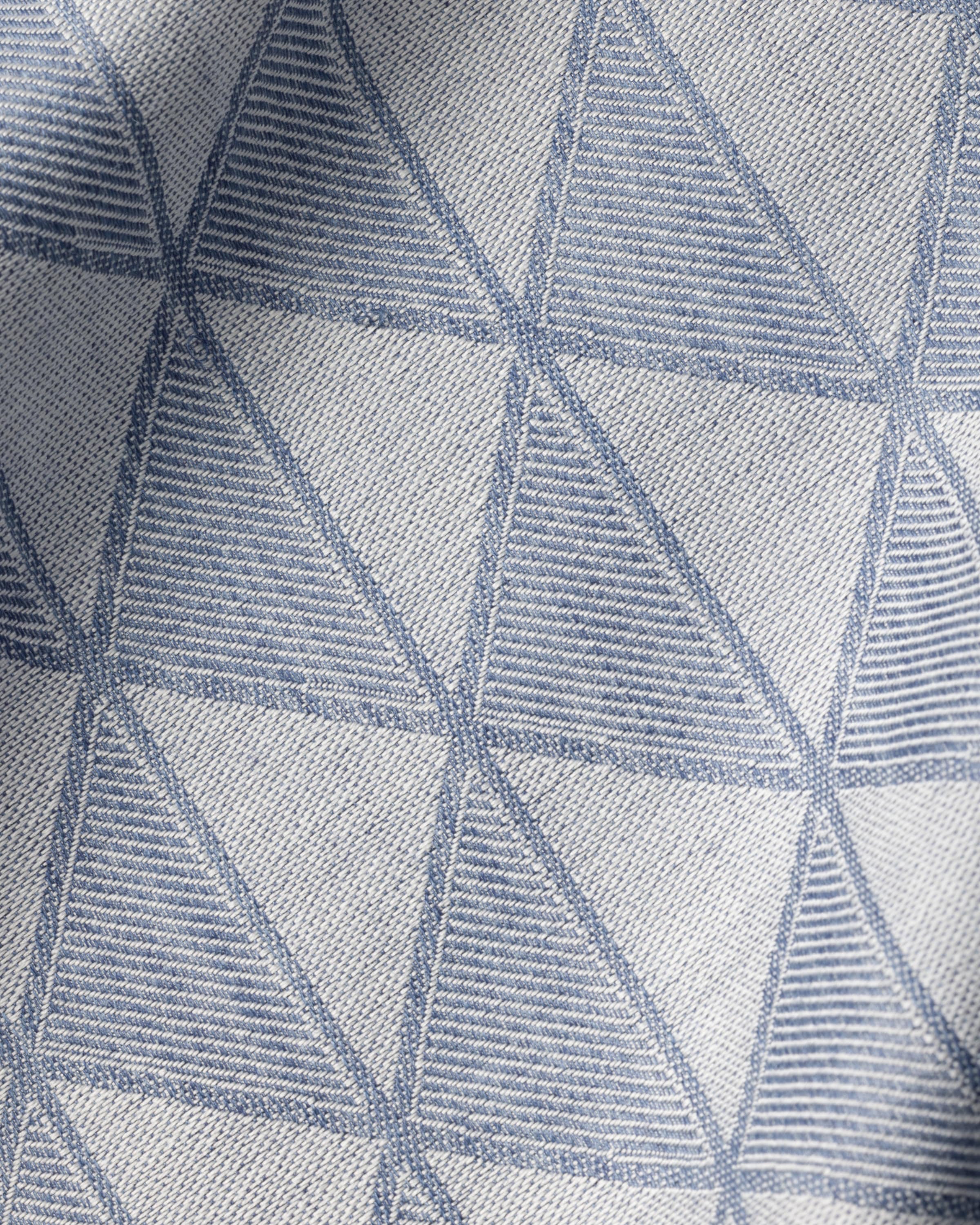 Prada Silk And Wool Shawl In Aviator Blue/chalk White