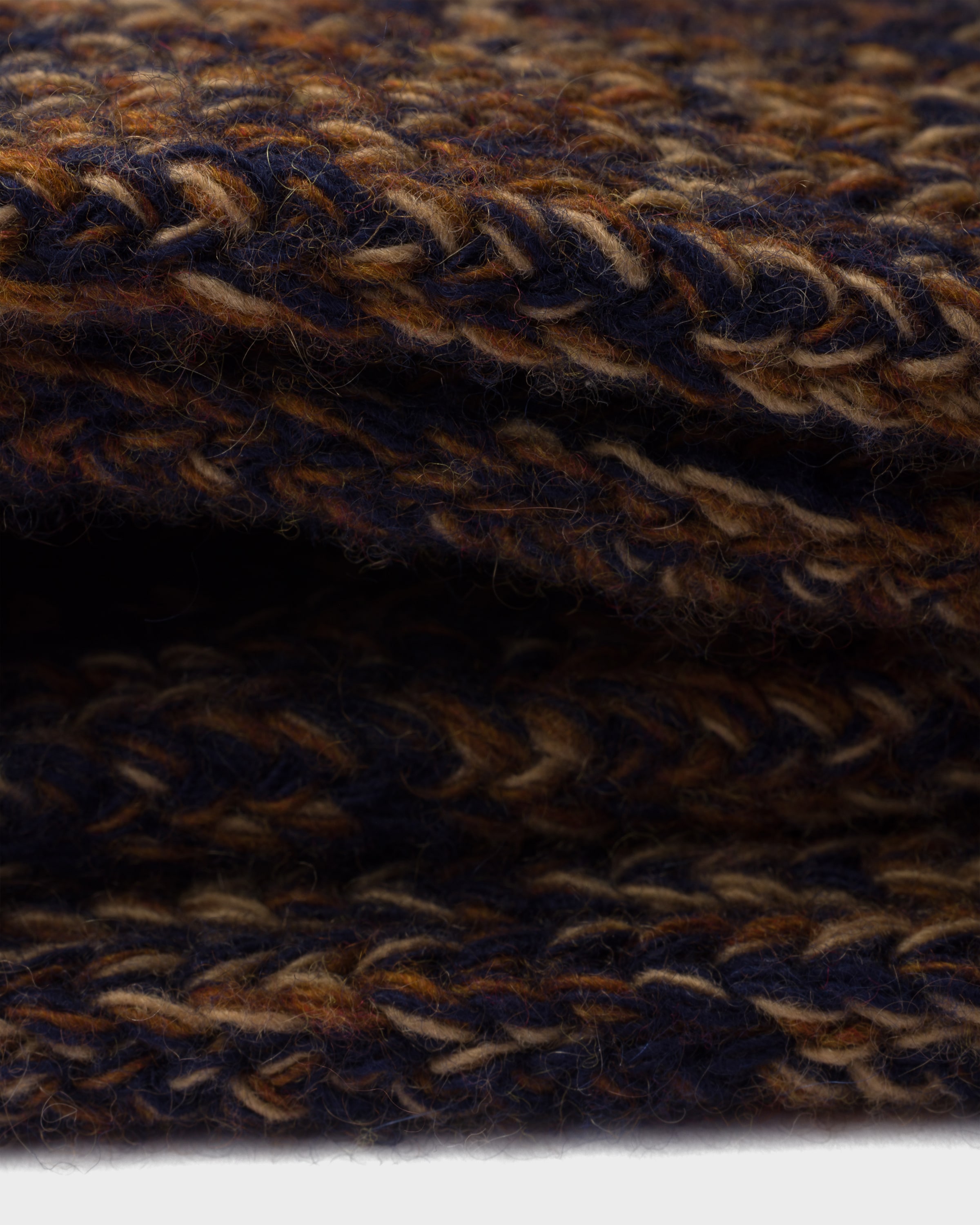Prada Mélange Wool And Cashmere Scarf In Brown