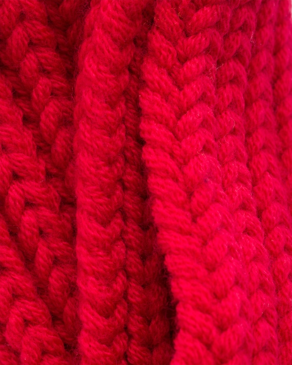 Wool scarf - Red Wool scarf - Red