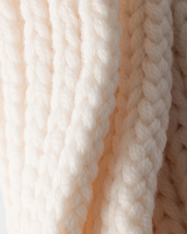 Bufanda de lana - Blanco Calizo Bufanda de lana - Blanco Calizo