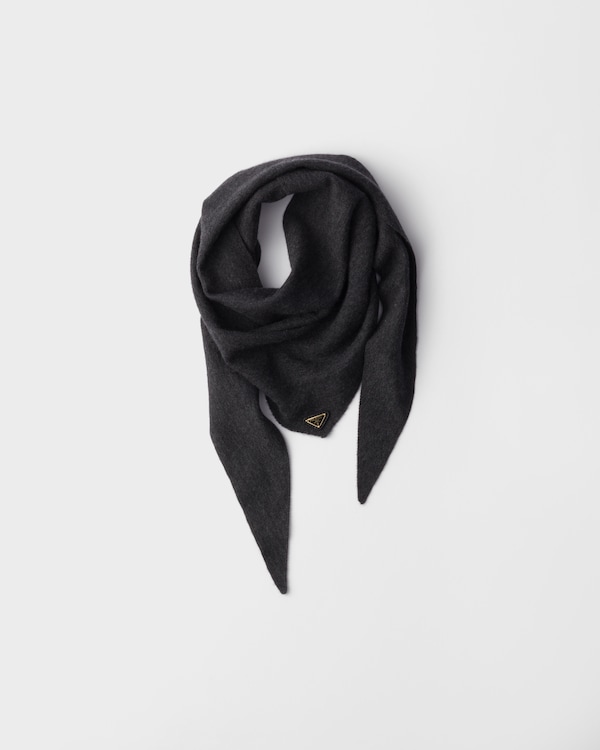 Cashmere shawl - Slate Gray Cashmere shawl - Slate Gray