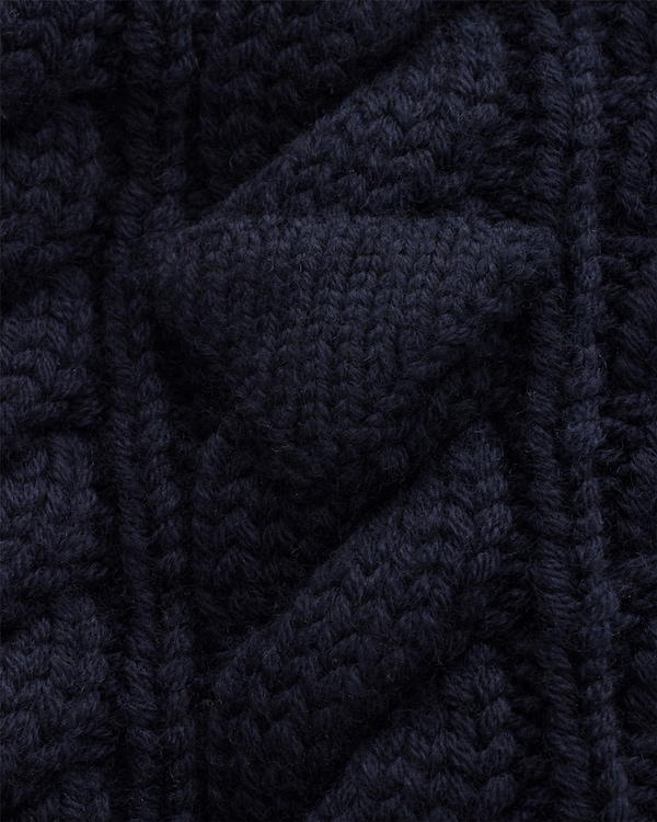 Wool scarf - Navy Wool scarf - Navy