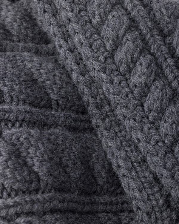 Wool scarf - Grey Wool scarf - Grey