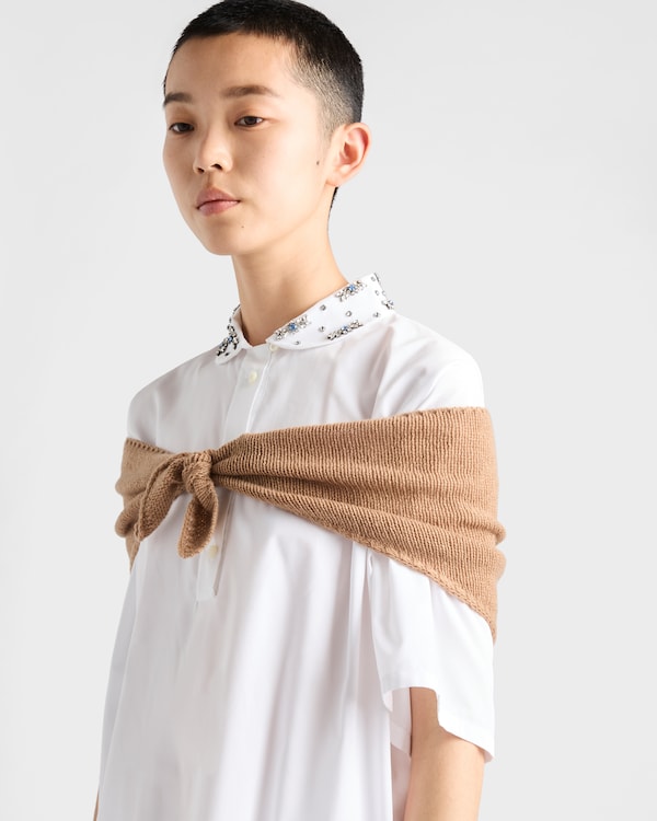 Cashmere shawl - Camel Brown Cashmere shawl - Camel Brown
