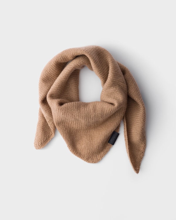 Cashmere shawl - Camel Brown Cashmere shawl - Camel Brown