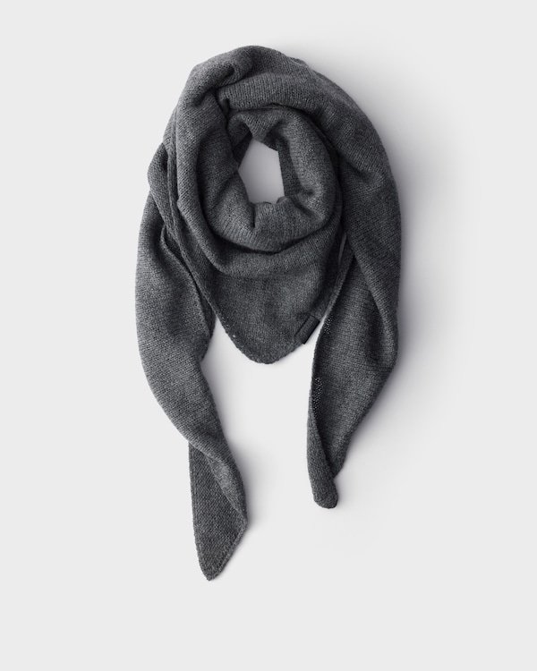 Cashmere shawl - Slate Gray Cashmere shawl - Slate Gray
