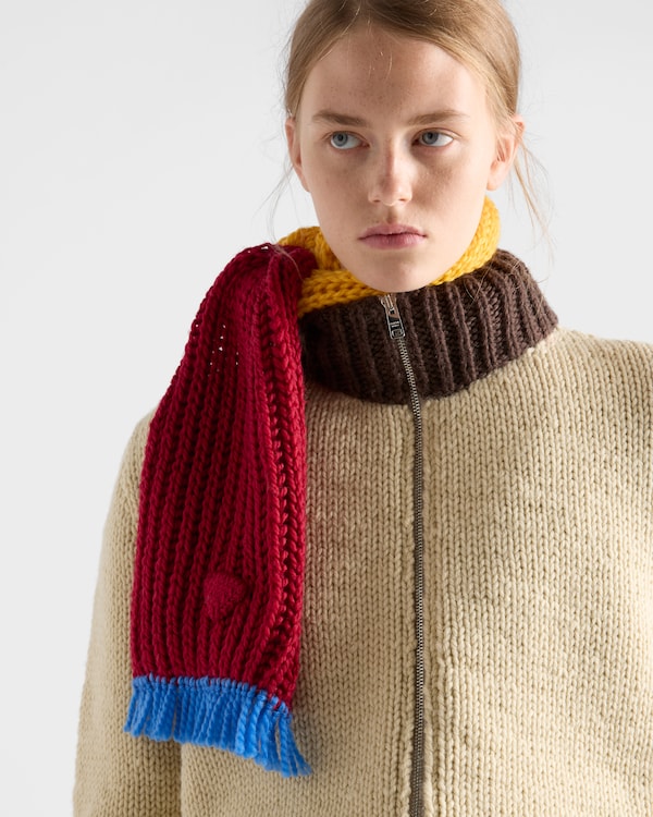 Wool scarf - Multicolored Wool scarf - Multicolored