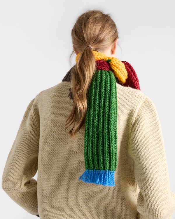 Wool scarf - Multicolored Wool scarf - Multicolored