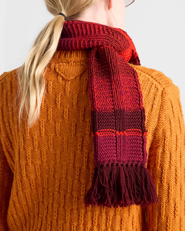 Wool scarf - Amaranth Red Wool scarf - Amaranth Red