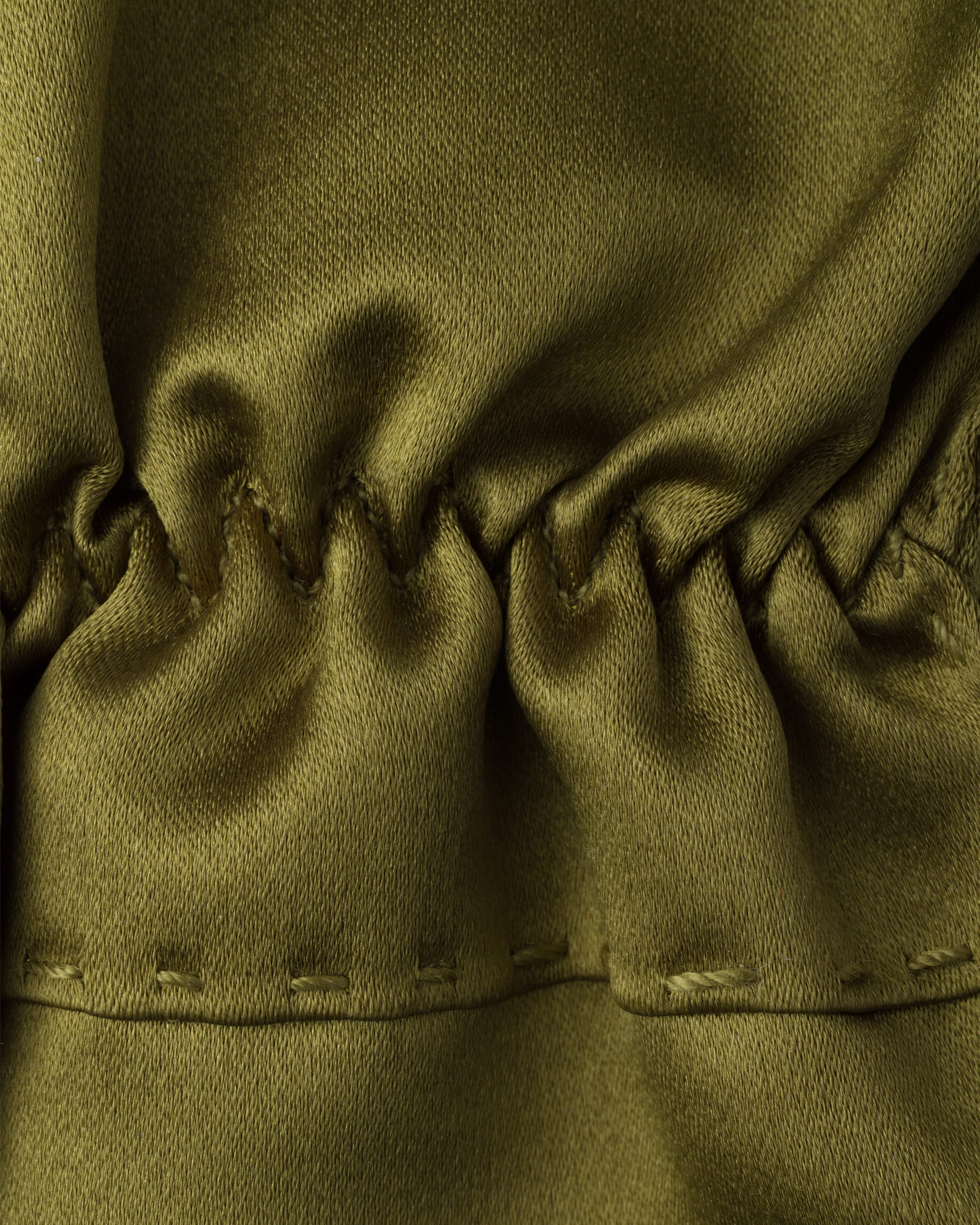 Ivy Green Satin gloves | PRADA - United States
