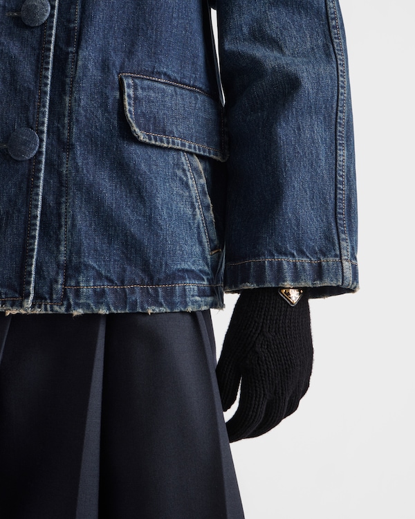 Wool gloves - Black Wool gloves - Black