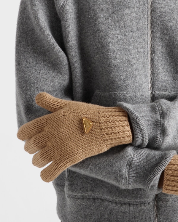 Wool gloves - Camel Brown Wool gloves - Camel Brown