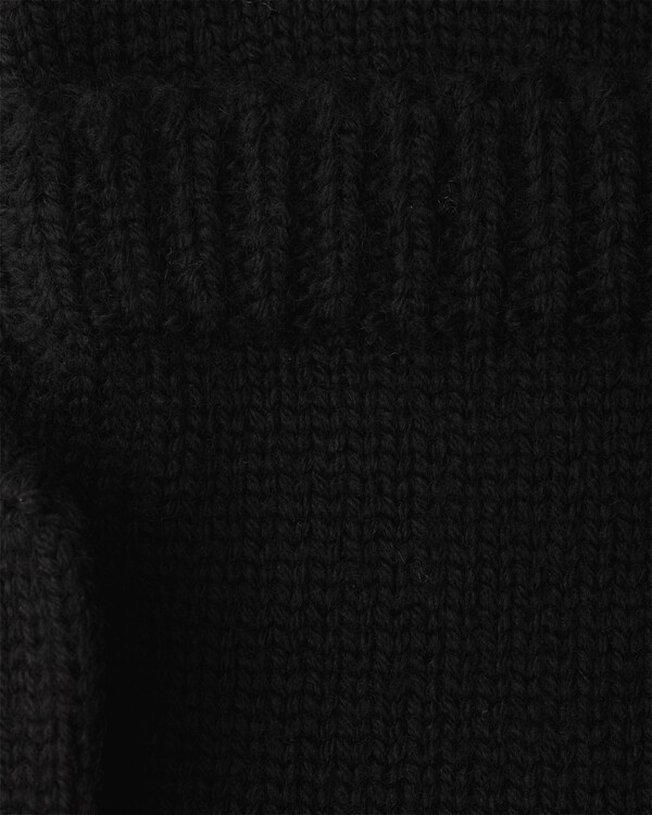 Moufles en laine - Noir Moufles en laine - Noir