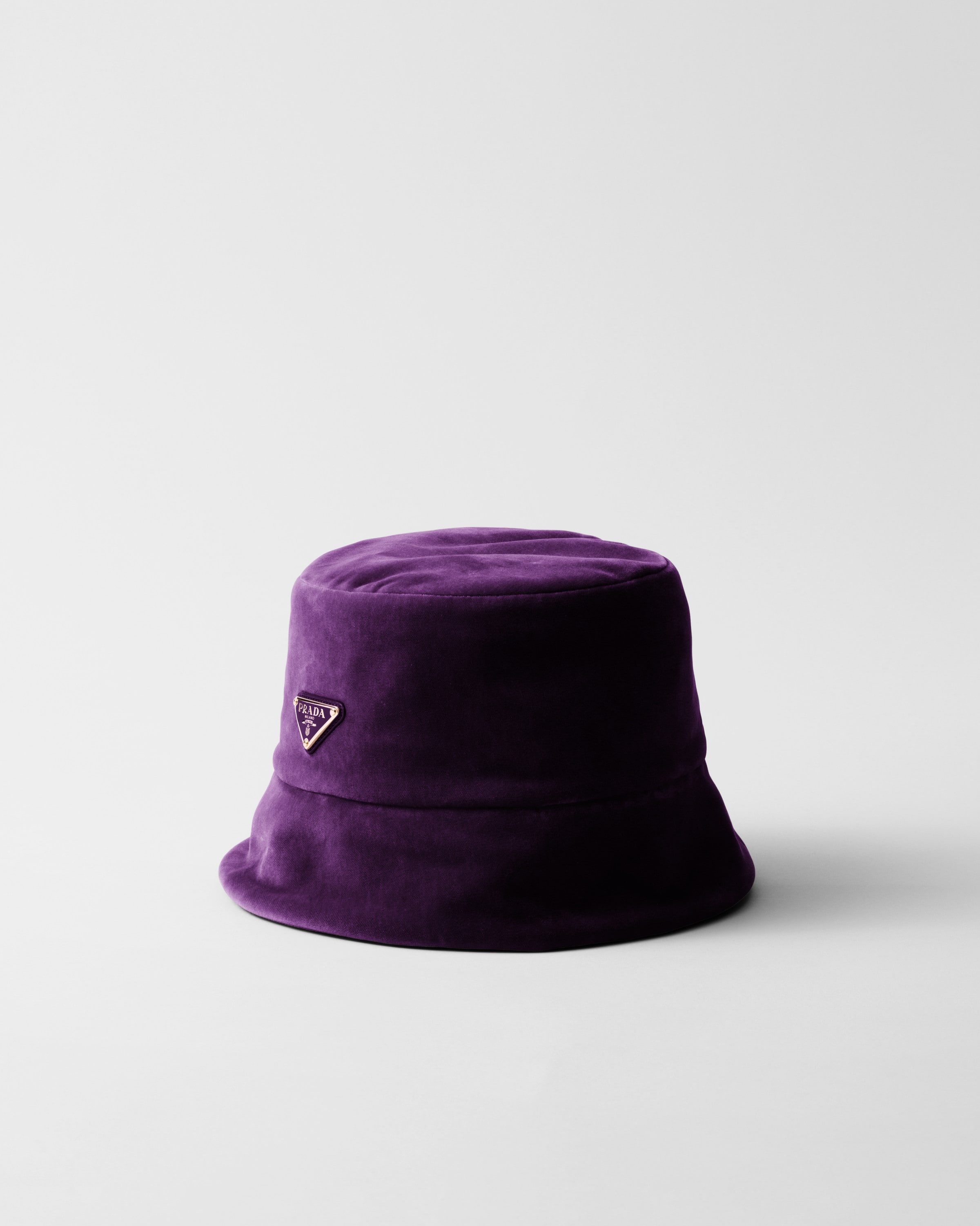 Prada bucket hat purple outlet