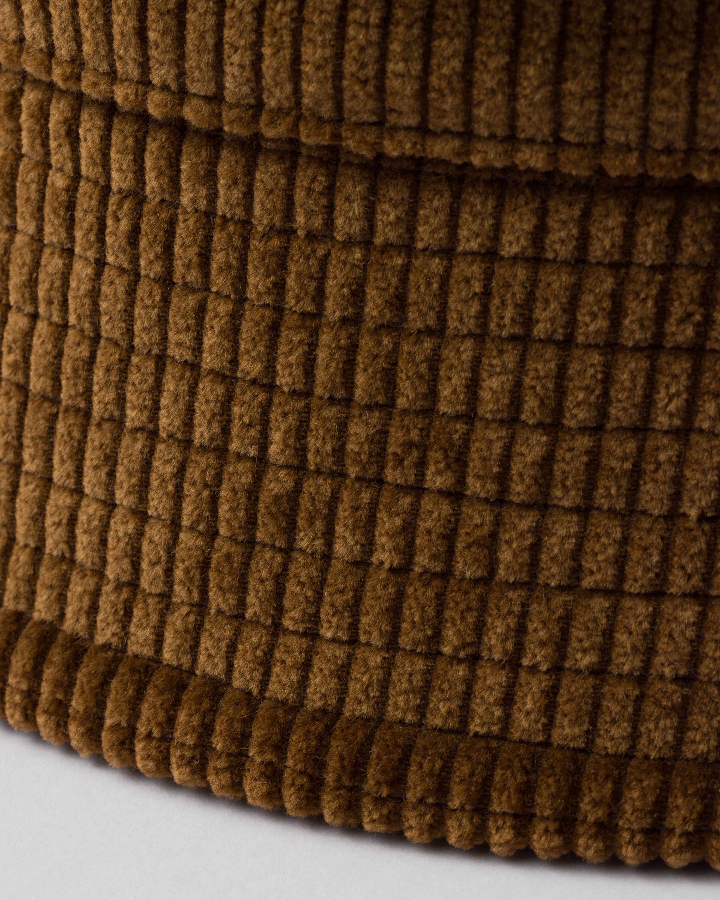 Prada Suede Bucket Hat In Tabak