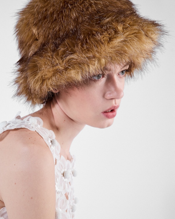 Fabric bucket hat - Honey Fabric bucket hat - Honey