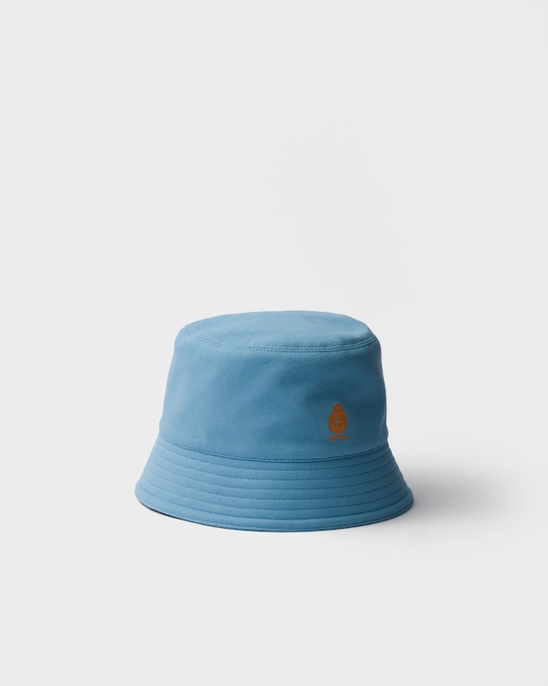 Old piqué bucket hat - Sapphire Blue Old piqué bucket hat - Sapphire Blue