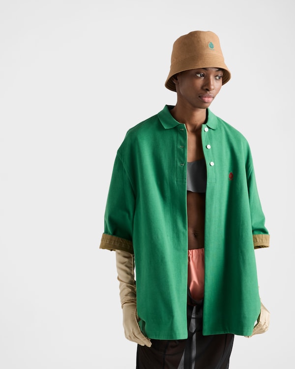 Old piqué bucket hat - Khaki Old piqué bucket hat - Khaki