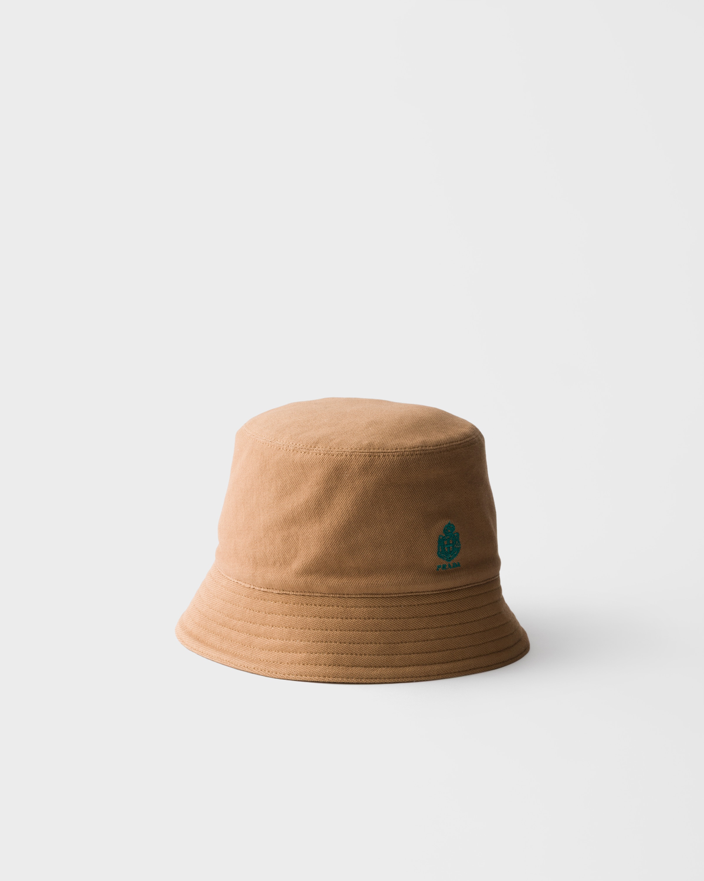 PRADA オリーブグリーン カーキ　バケットハット Prada Reversible technical-cotton Bucket Hat | Green | FARFETCH