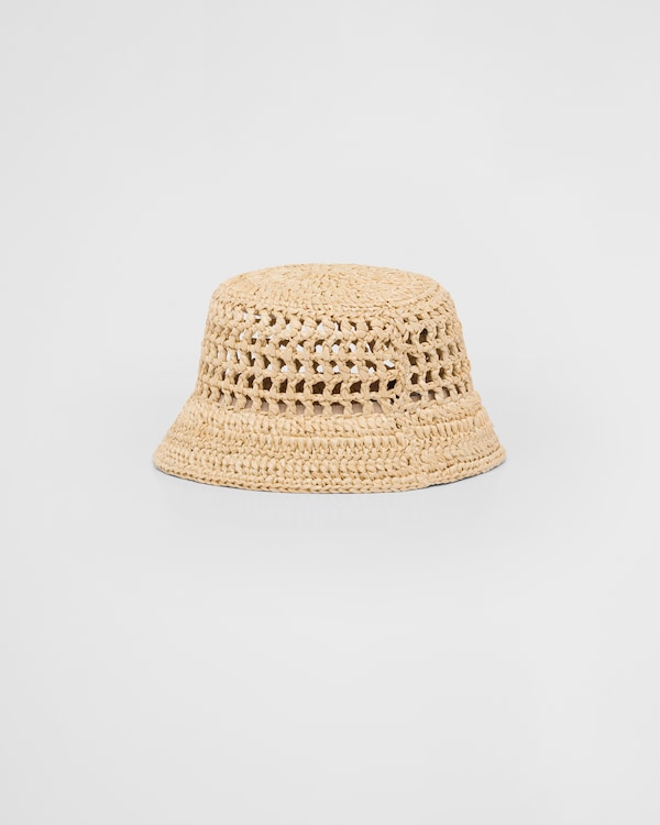 Crochet bucket hat - Natural Crochet bucket hat - Natural