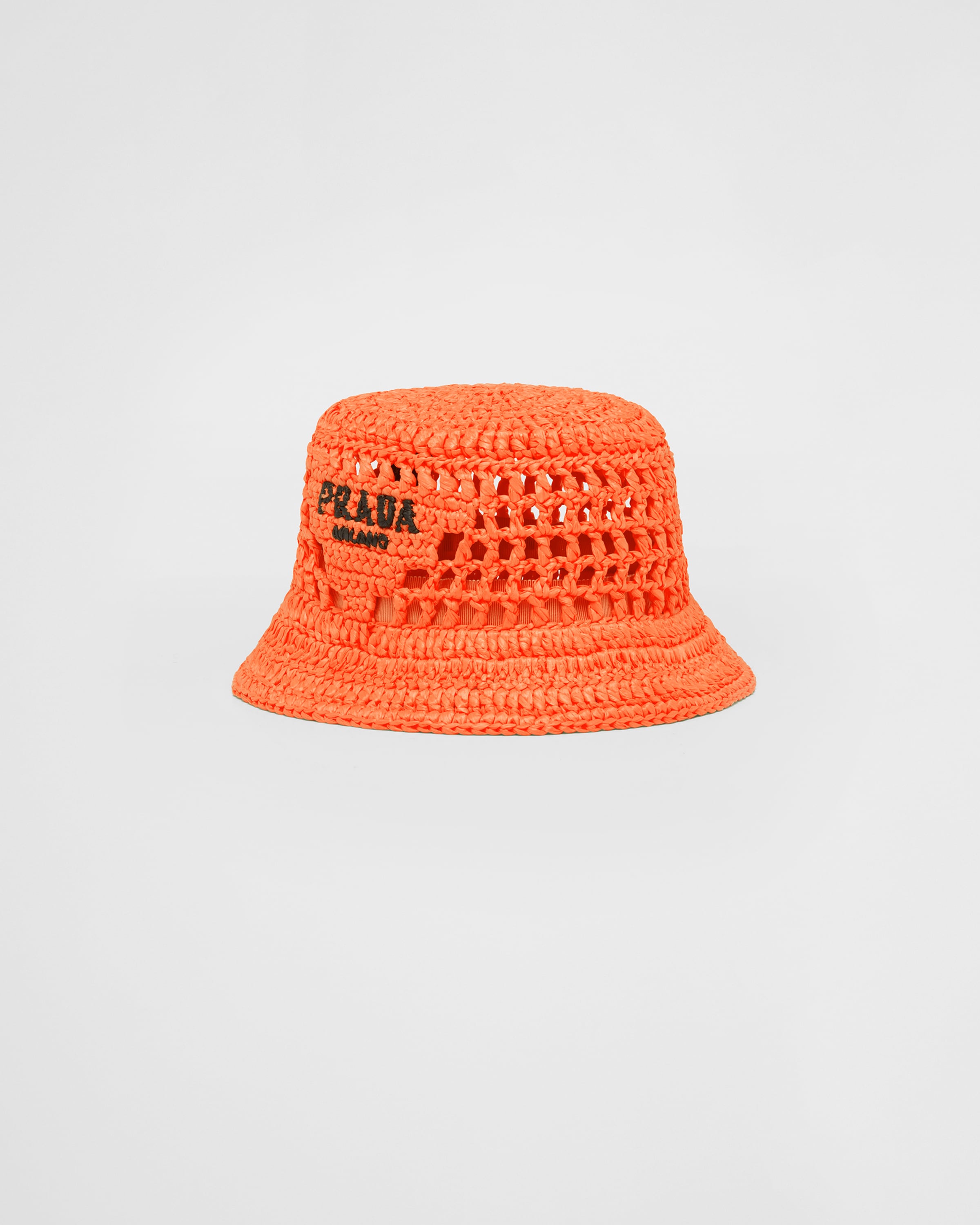 Prada bucket 2025 hat orange