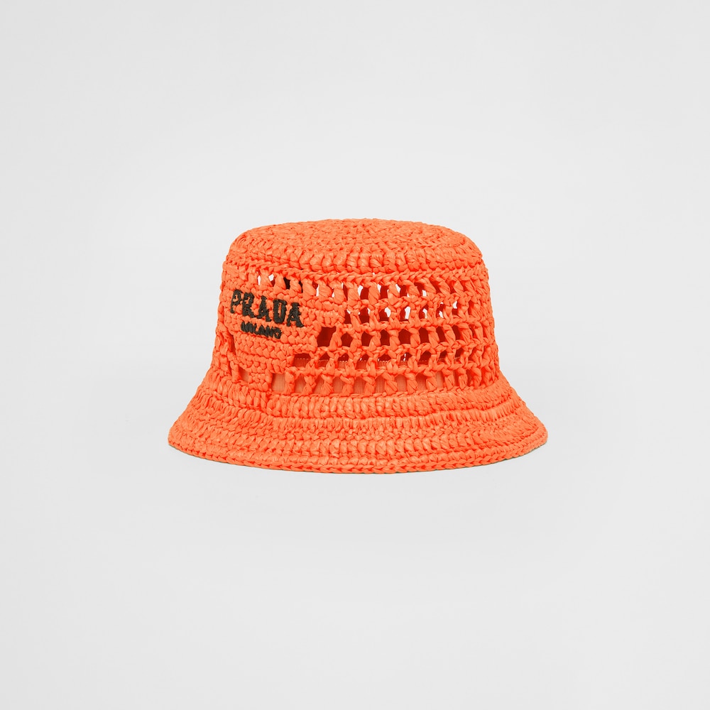 Prada Raffia bucket hat 1