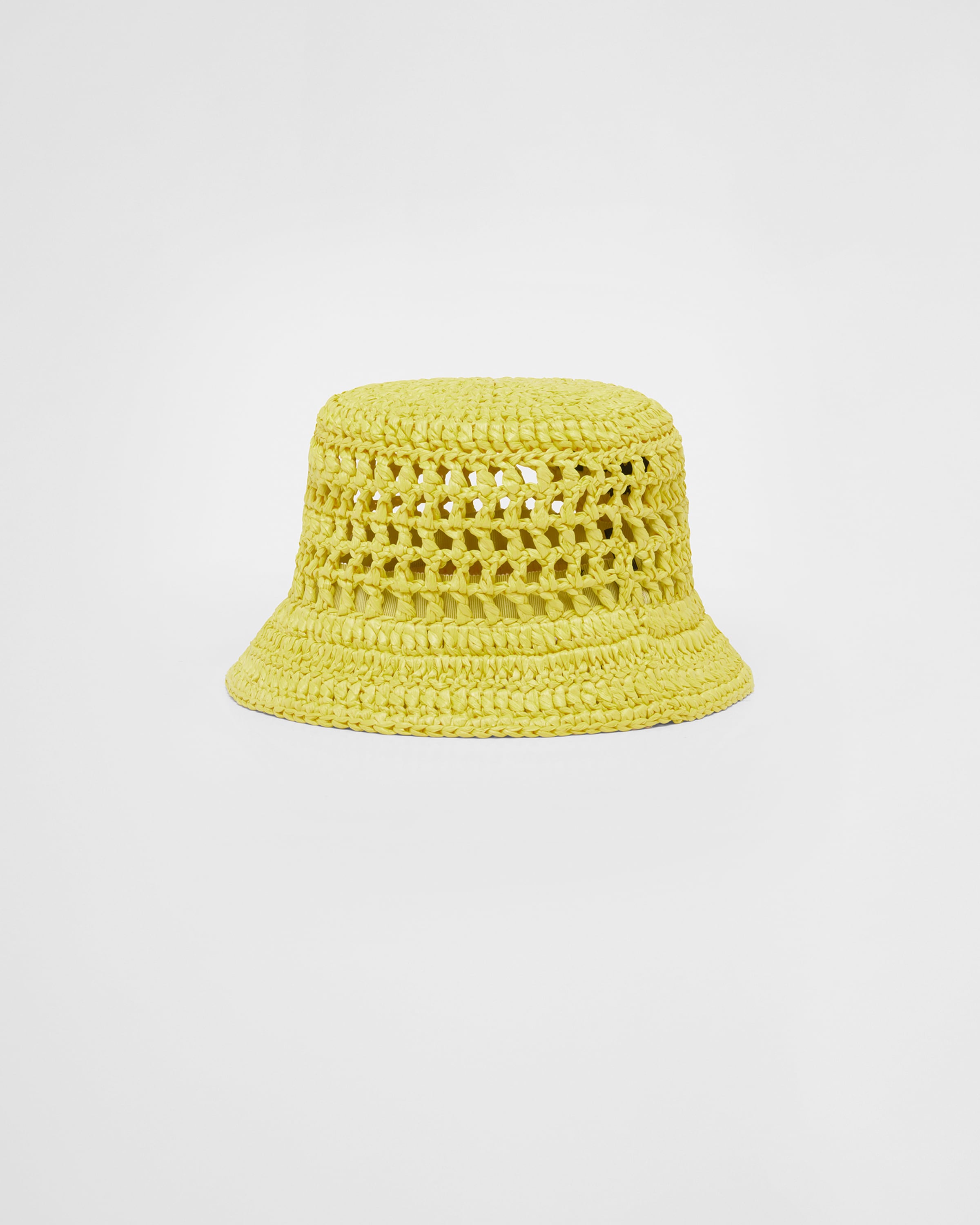 Yellow prada bucket hat best sale