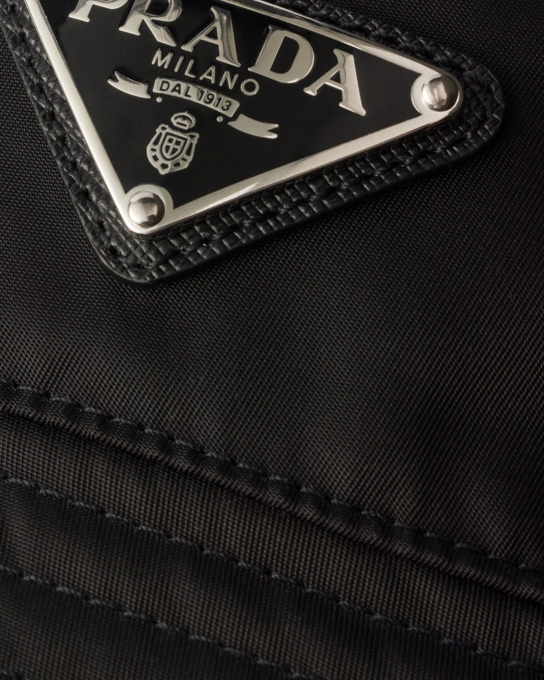 Black Renylon Bucket Hat PRADA