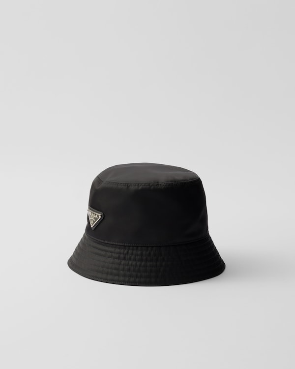 ブラック ベルベット バケットハット | PRADA