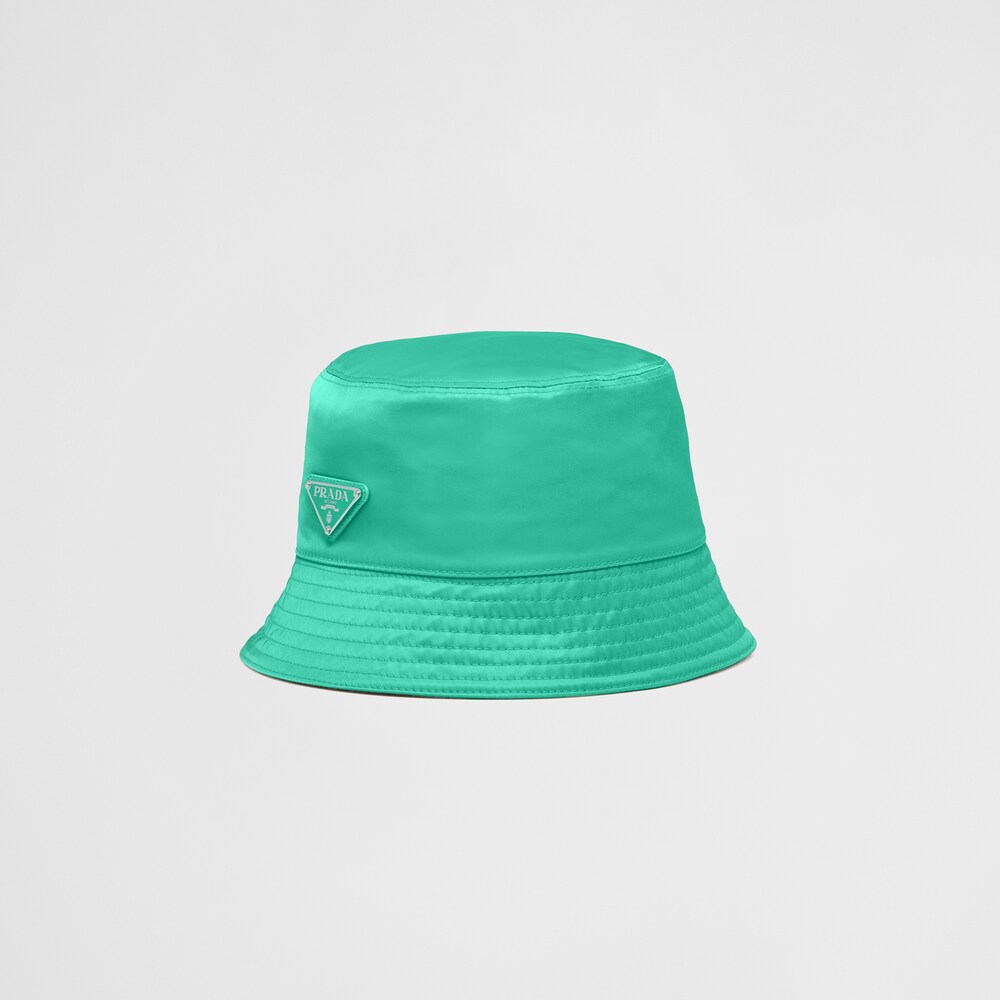 Mint Green Re-Nylon bucket hat | Prada