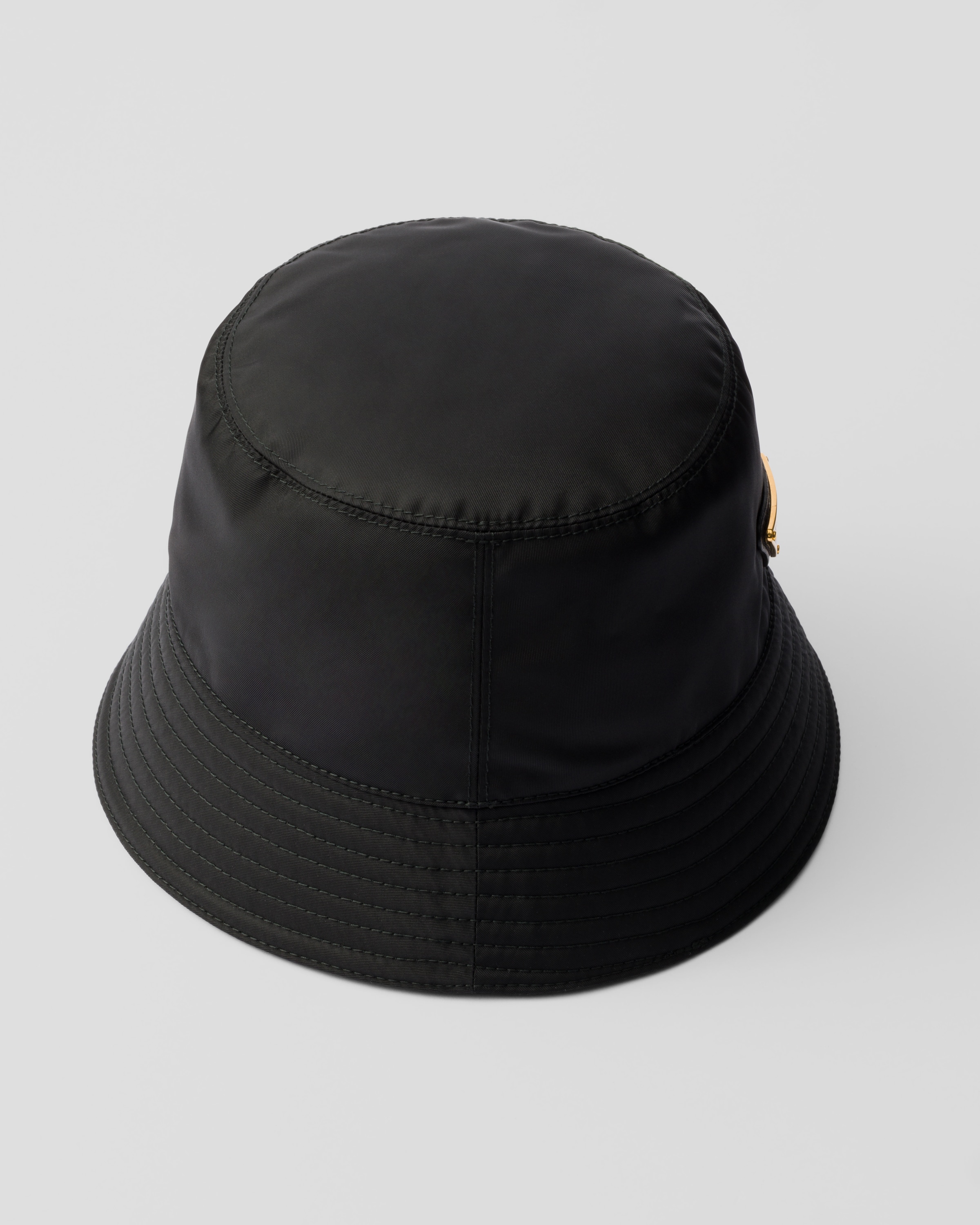 Black Re nylon Bucket Hat PRADA