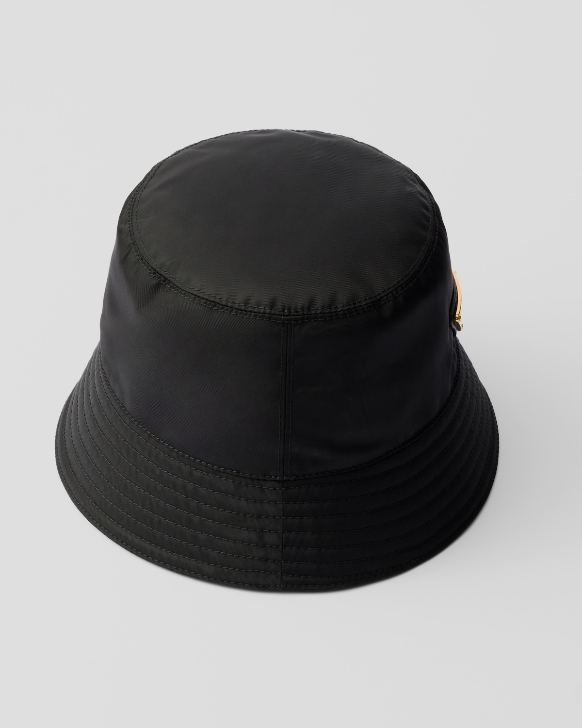 Prada Black Polyamide Bucket Hat