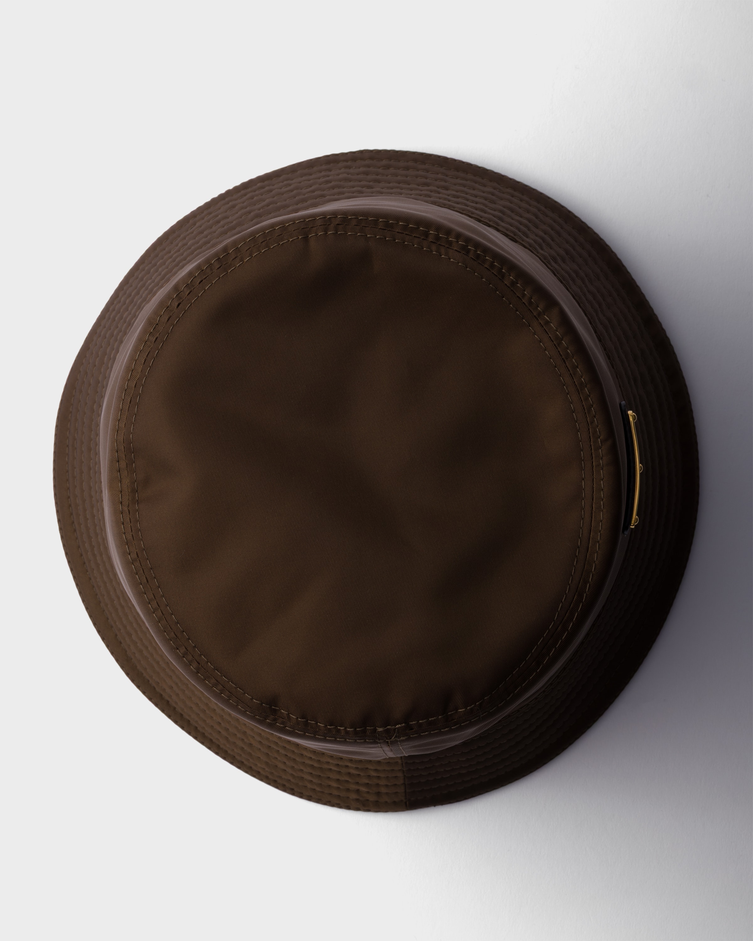 Burnt Brown Re-nylon Bucket Hat | PRADA