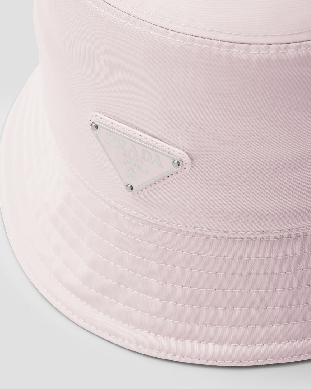 Alabaster Pink Re-Nylon bucket hat | Prada