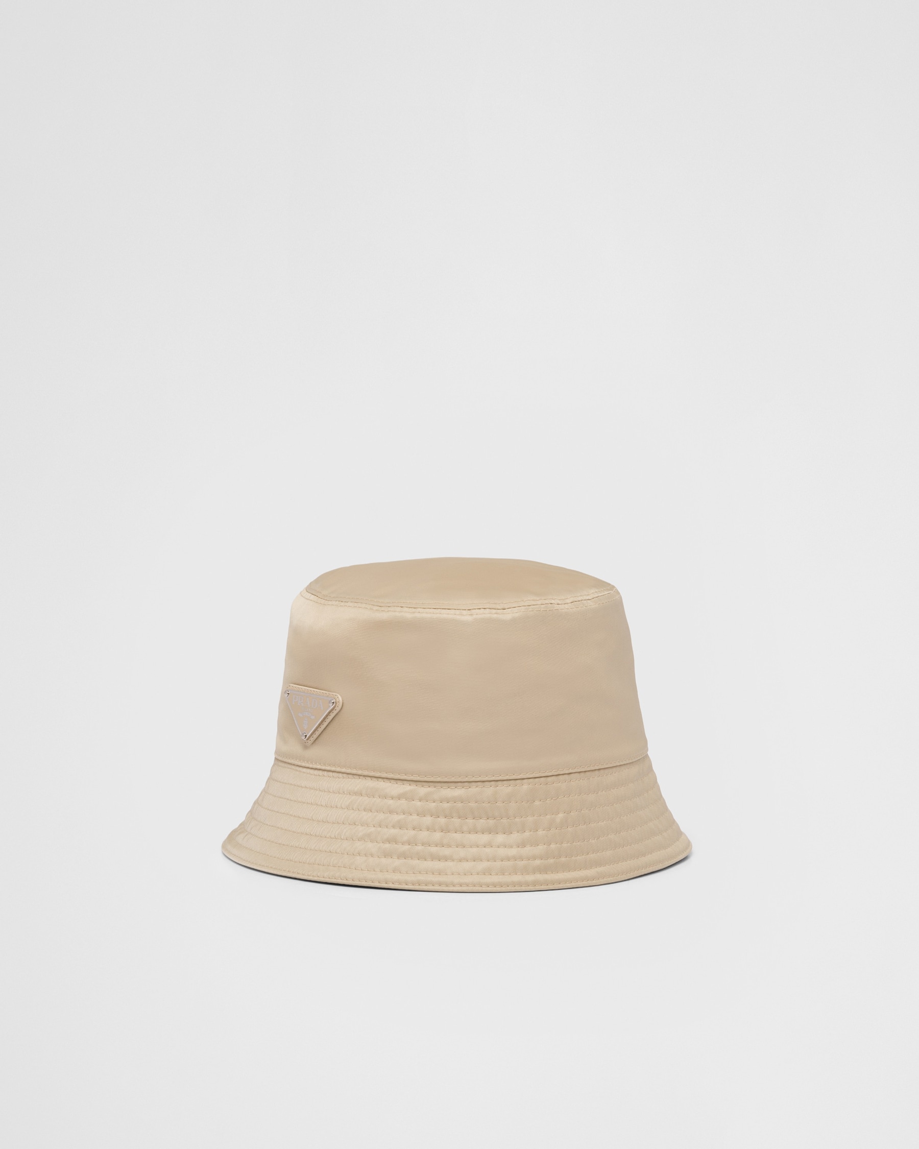 Desert Beige Renylon Bucket Hat PRADA