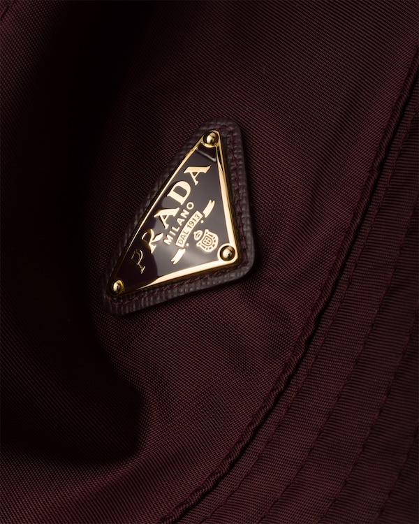 Re-Nylon bucket hat - Burgundy Re-Nylon bucket hat - Burgundy