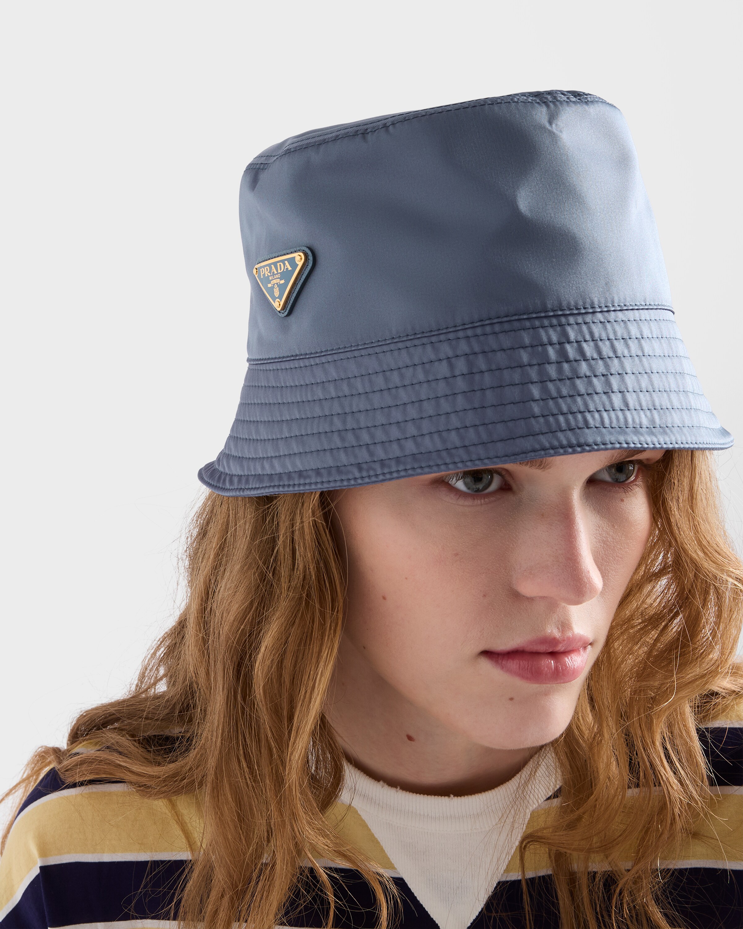 アビエーションブルー Re-nylon バケットハット | PRADA