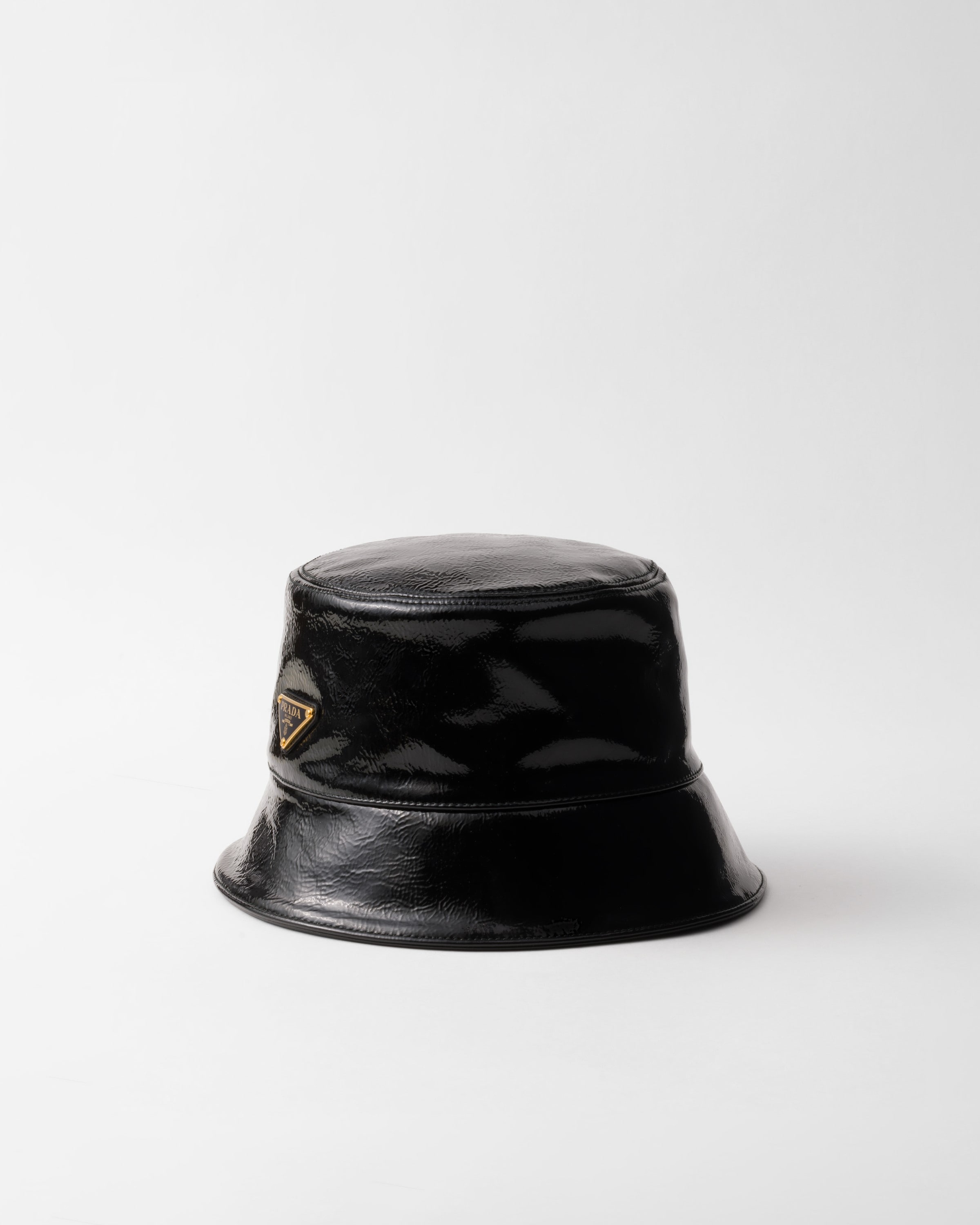 Patent leather bucket hat sales
