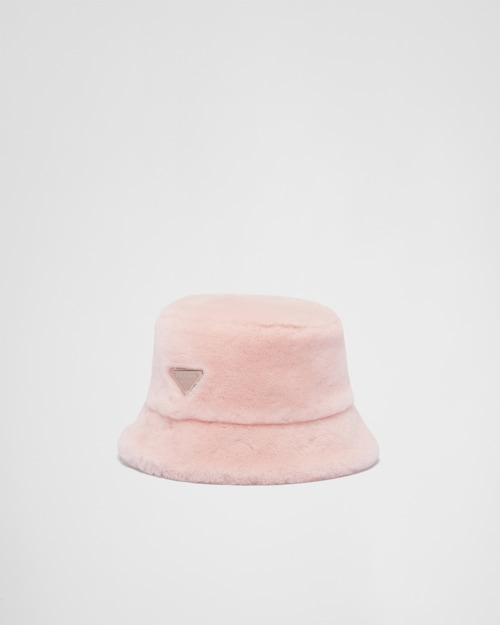 Prada 羊絨皮漁夫帽 1