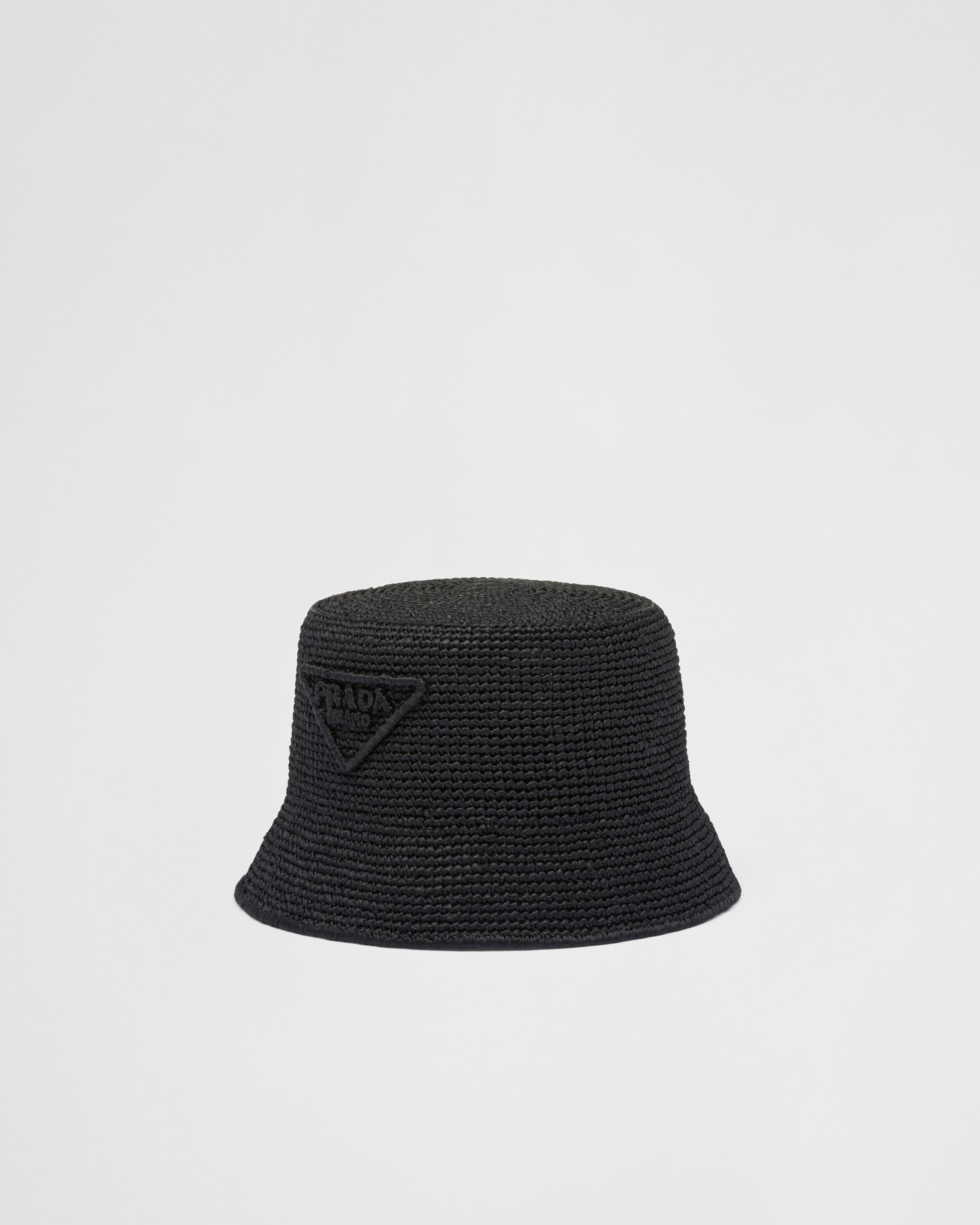 Prada logo bucket hat clearance