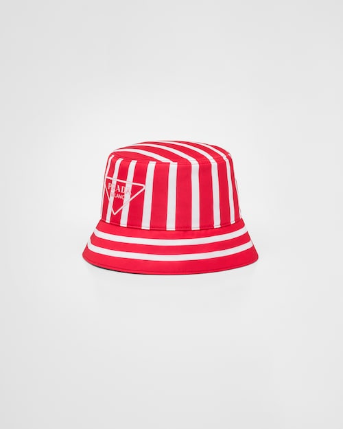 Prada Printed Re-Nylon bucket hat 1