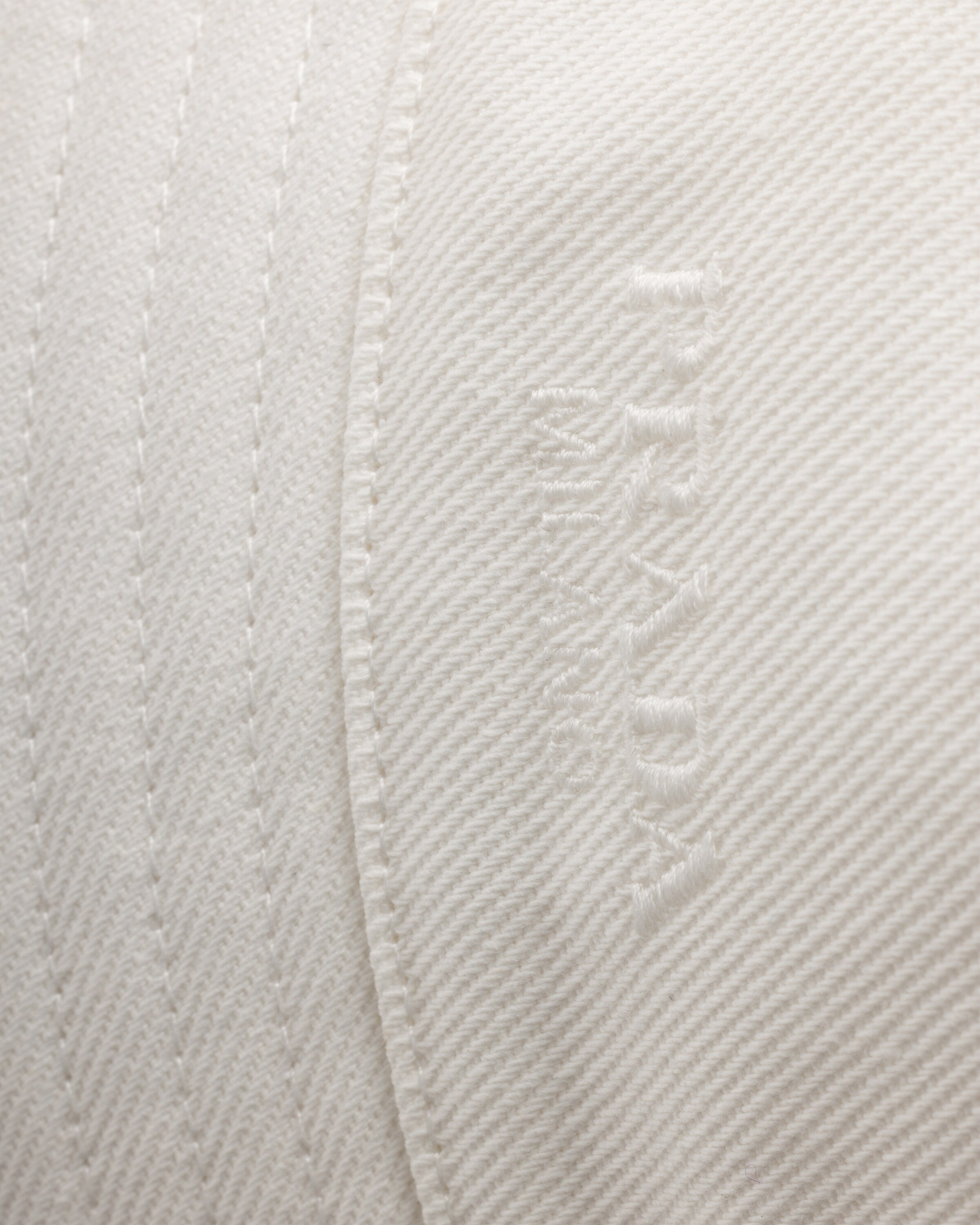 ホワイト ドリル バケットハット | PRADA