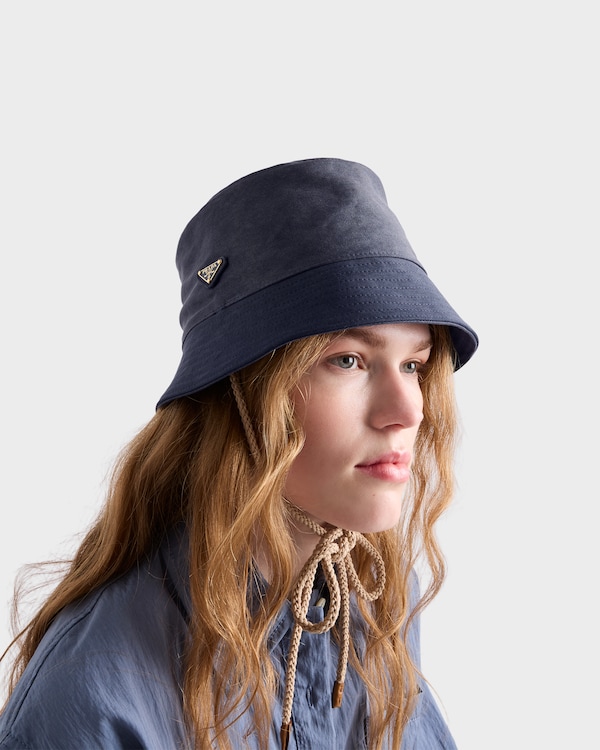 Satin bucket hat - Navy Satin bucket hat - Navy