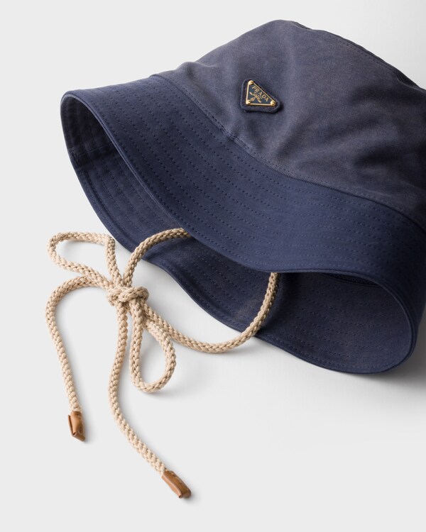 Satin bucket hat - Navy Satin bucket hat - Navy