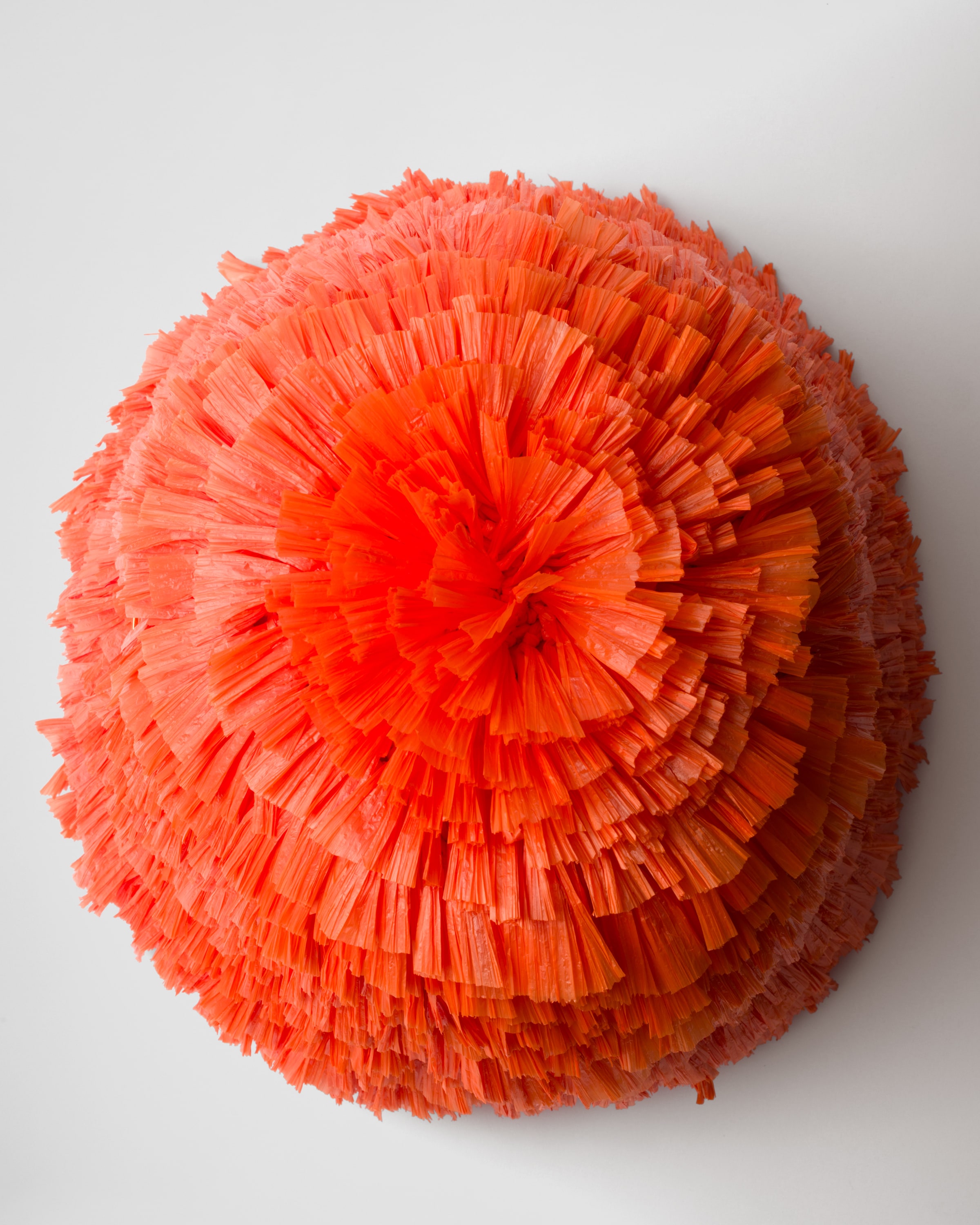 Orange Reversible Crochet Hat | PRADA