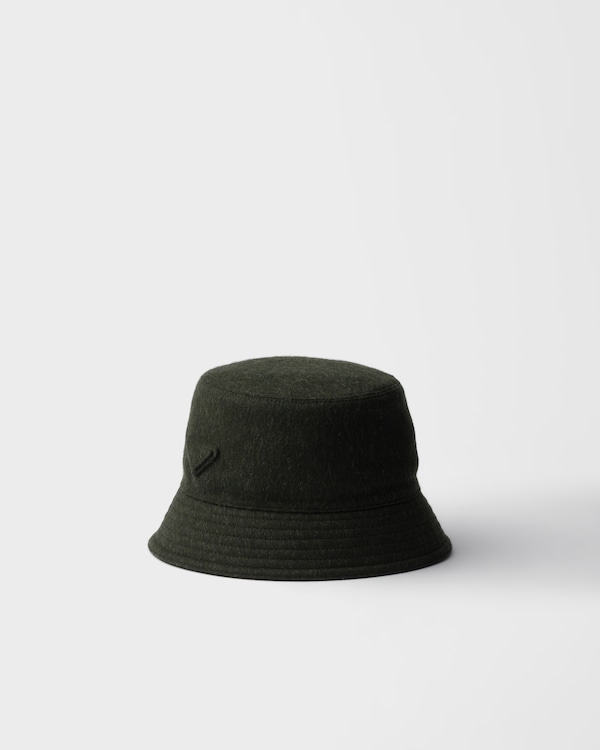 ブラック ドリル バケットハット | PRADA