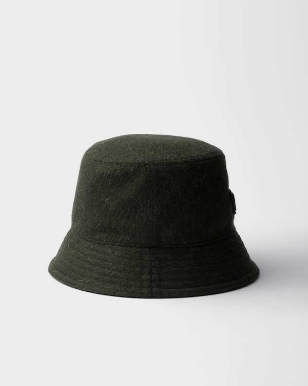 Loden fabric bucket hat - Loden Green Loden fabric bucket hat - Loden Green