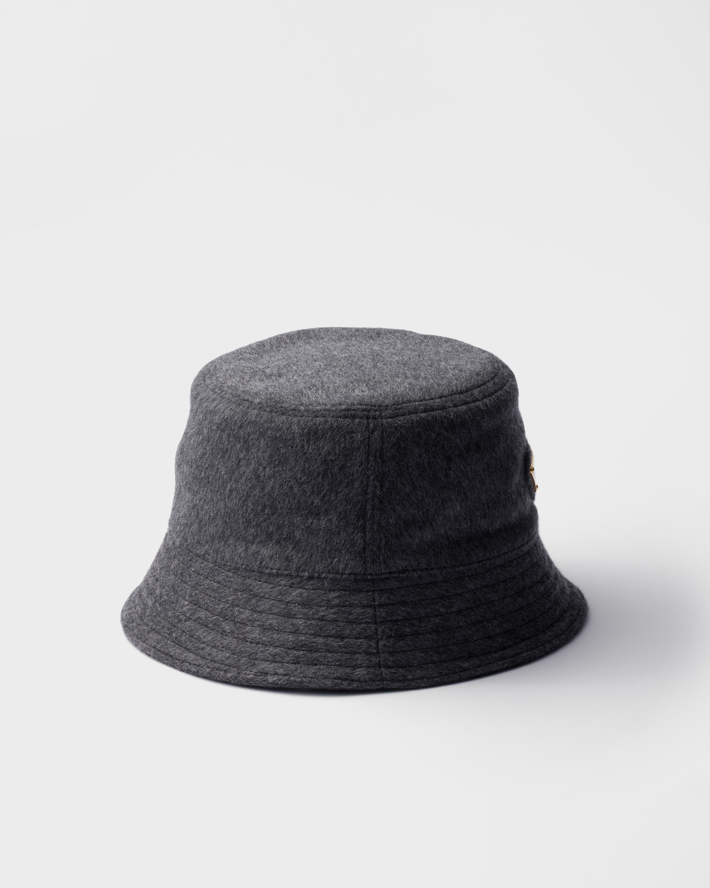 Loden fabric bucket hat