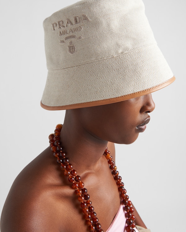 Linen blend bucket hat Linen blend bucket hat