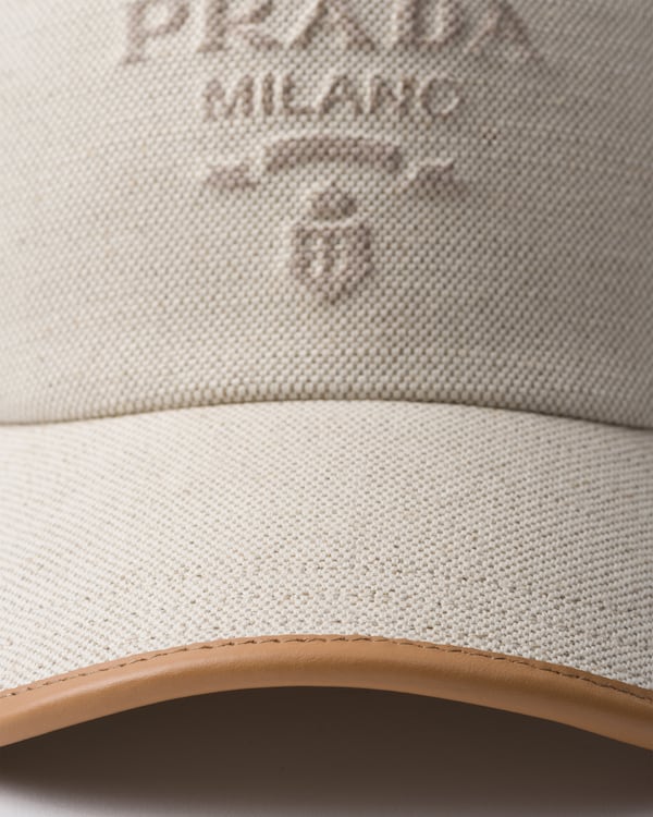 Linen blend baseball cap Linen blend baseball cap